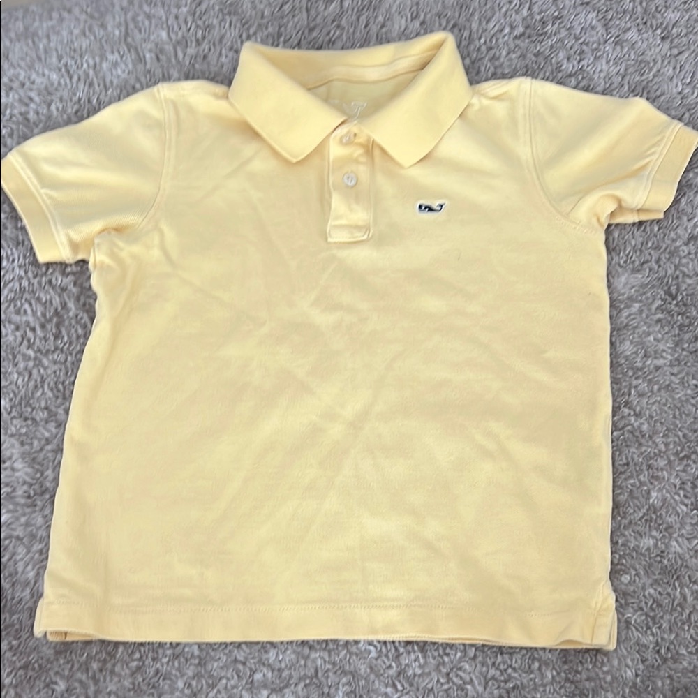 EUC VINEYARD VINES Yellow Kids Polo